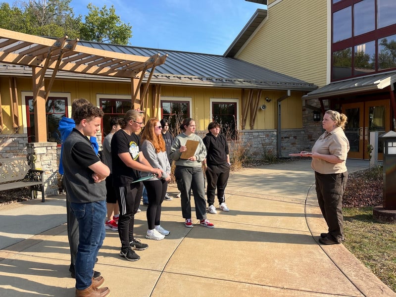 MHS students attended the Natural Resources and Conservation Career Day at the Necedah Refuge.