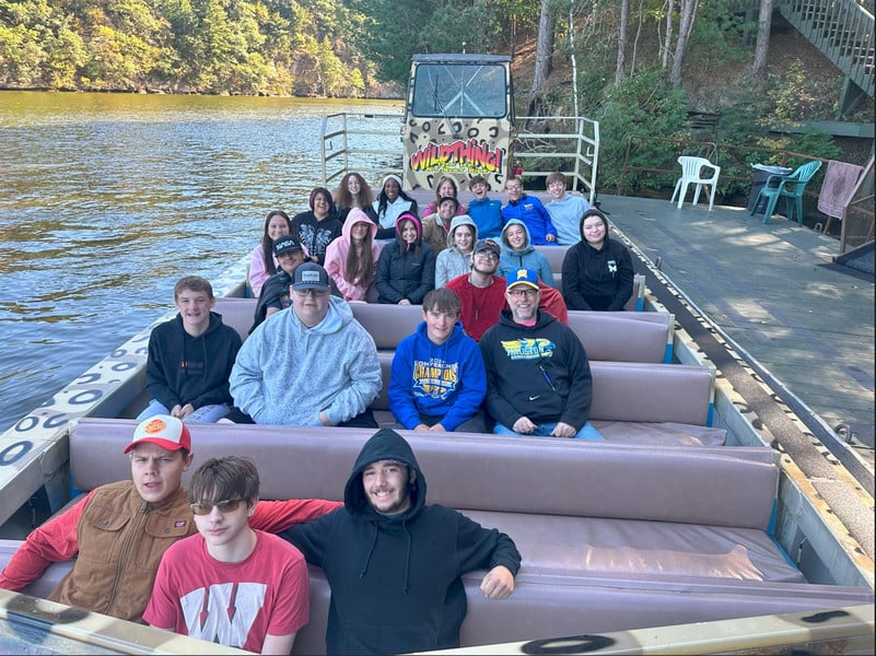 Geology class took a field trip through the Upper Dells of the Wisconsin River.