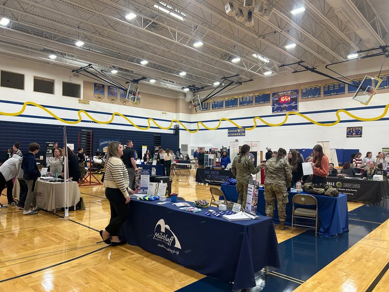 Students had an opportunity to explore future pathways at the Business Expo at Mauston High School.