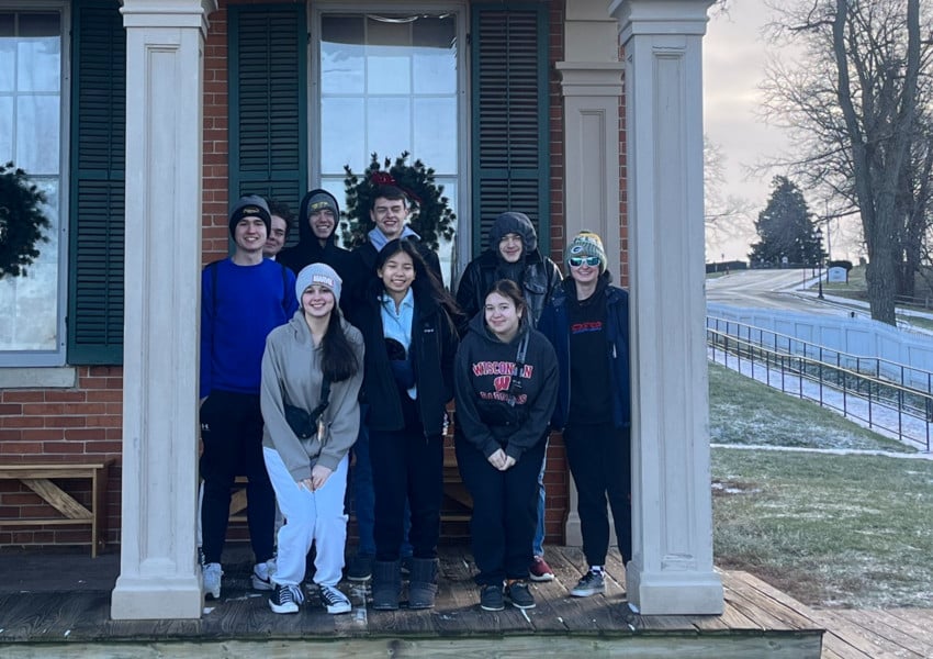 AP US History students visited the home of President Ulysses S Grant.