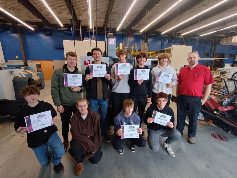 12 students become HAAS Certified Operators.