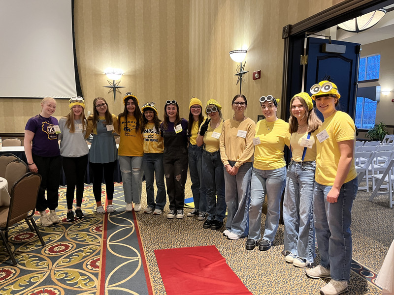 Key Club members attend the Wisconsin Upper Michigan Key Club District Convention.